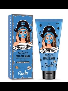 Rude Pirates Chest Metallic Peel Off Mask Hyaluronic Acid Multi-use NIB